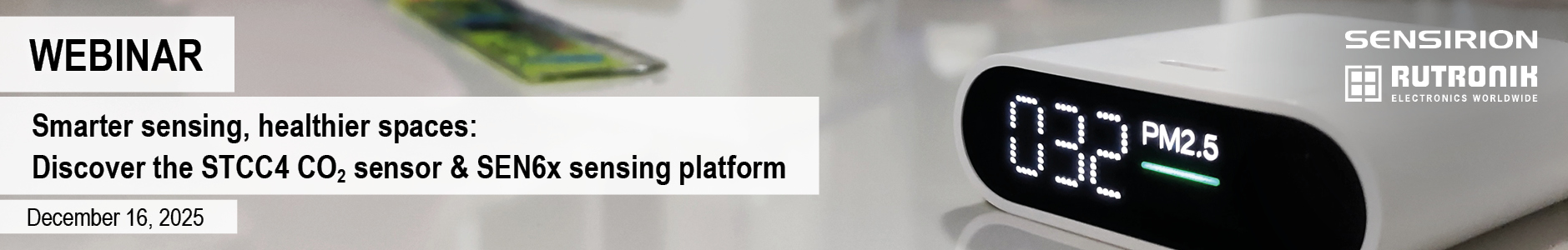 Sensirion Webinars