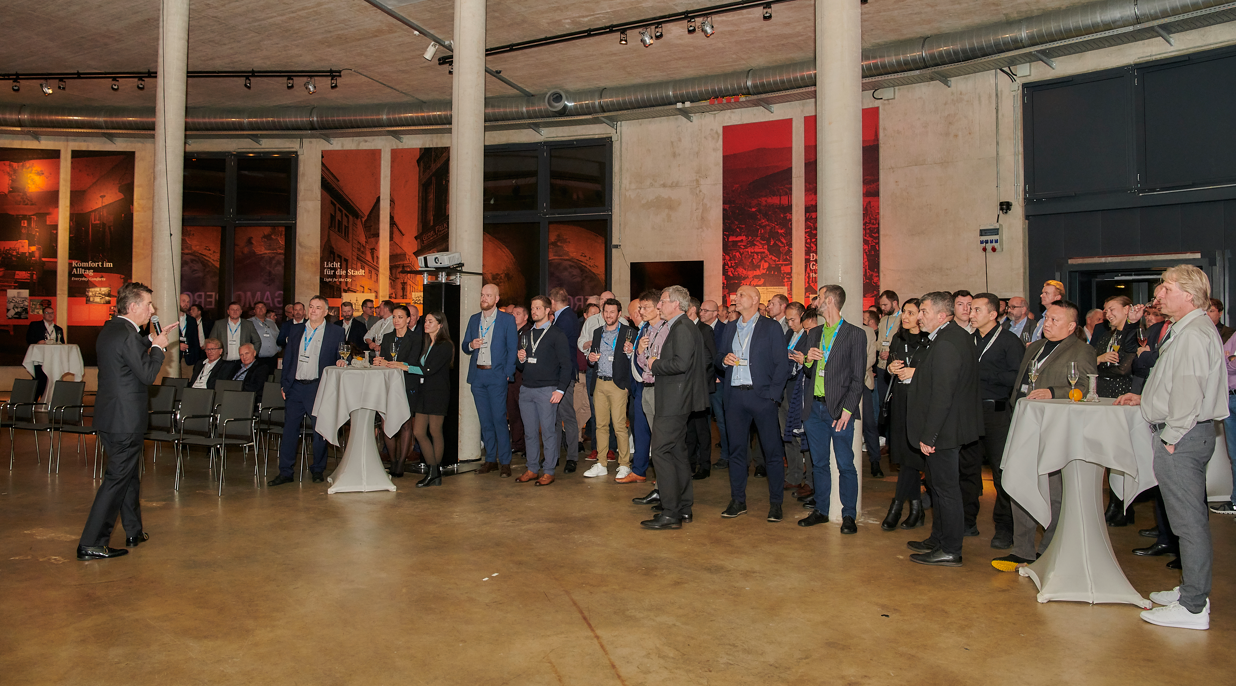 Opening of the congress on the evening before in the Gasometer Pforzheim