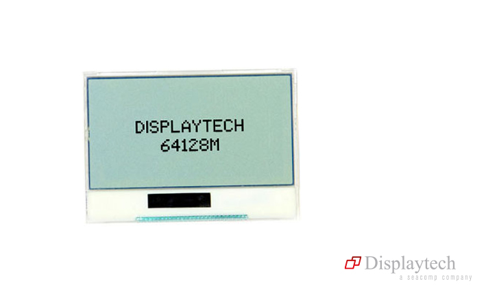 Displaytech Monochrome Display 64128M-FC-BW-3