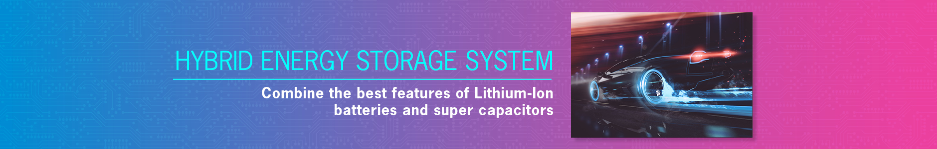 Header Rutronik Hybrid Energy Storage System