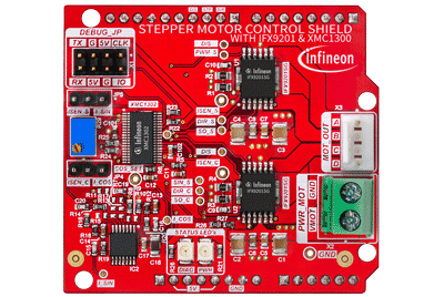 Stepper Motor Control Shield for Arduino