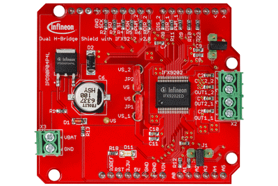 IFX9202ED Shield in the Arduino format