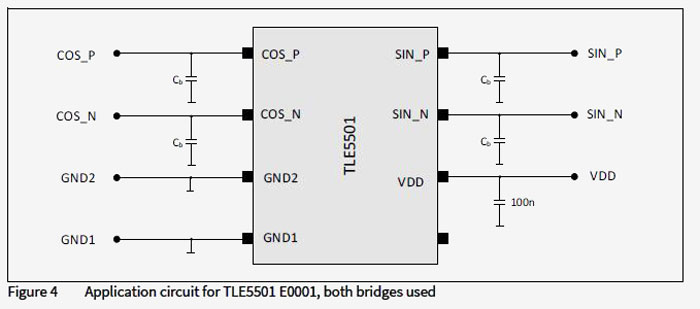 TLE5501 E0001 application diagram