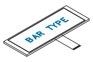 Bar type IPS TFT Display 