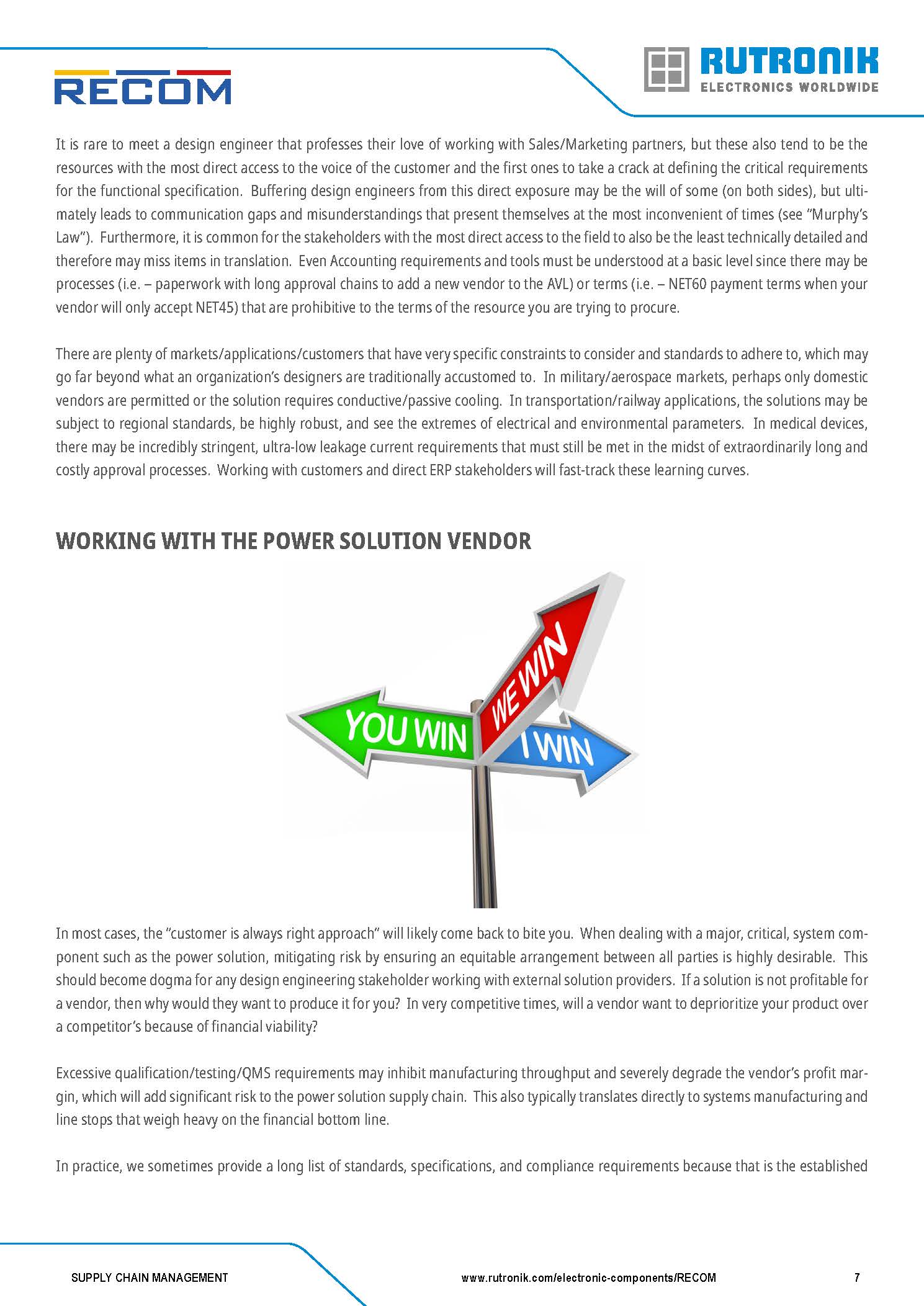 Recom Supply Chain Management