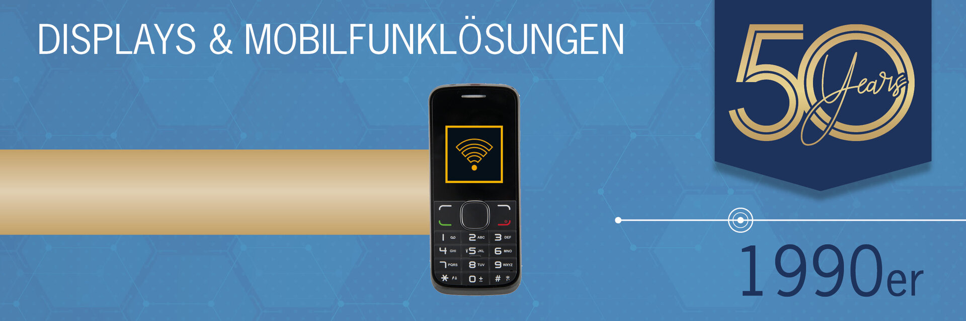 Rutronik Jubiläum 1990 Displays & Mobilfunklösungen Rutronik Jubiläum 1990 Displays & Mobilfunklösungen