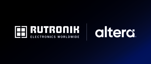 Teaserbild mit den Logos von Rutronik und altera