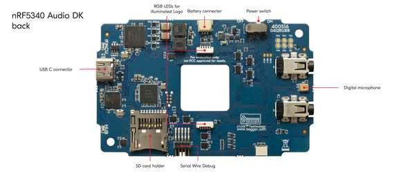 Nordic nRF5340 Audio DK Back