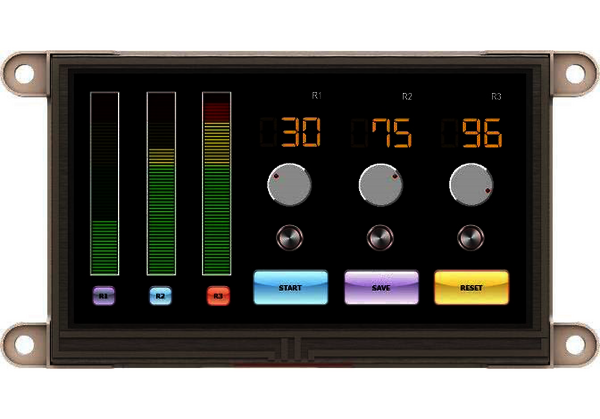 Thanks to the Pixxi-44 display modules, almost any application gets a human machine interface (HMI) that enables full-color images, animations, icons and video clips and supports the display of available Windows fonts.