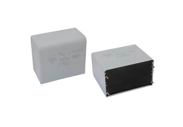 Neue metallisierte Polypropylen-Folienkondensatoren: Rutronik führt MKP385e-Serie von Vishay
