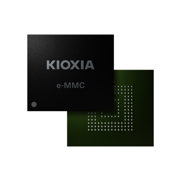 Beispielbild KIOXIA e-MMC mit der BiCS FLASH™ TLC 3D Flashspeicher-Technologie 