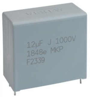 High Temperature DC-Link for eMobility Vishay's MKP1848e film capacitor for 125°C automotive applications - now available from Rutronik