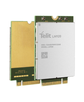 [Translate to Deutsch:] The LN920 from Telit is suitable for private and public LTE applications.