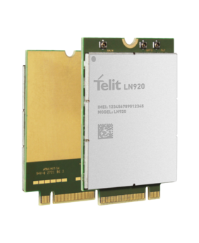 The LN920 from Telit is suitable for private and public LTE applications.