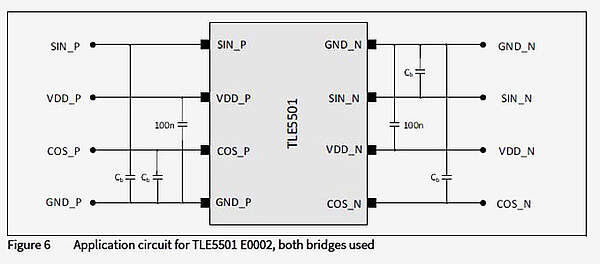TLE5501 E0002 Application Diagram