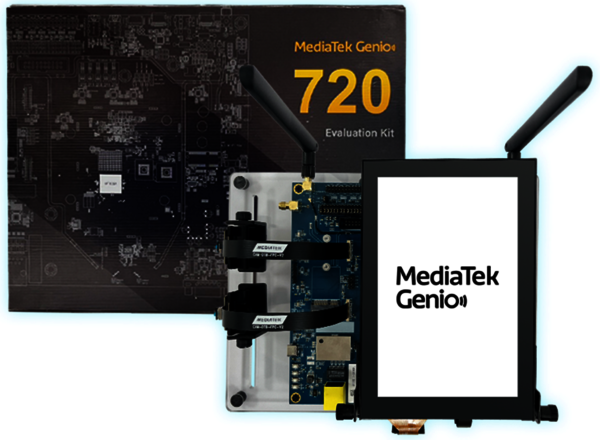 Figure 1: Genio 720 Evaluation Kit (source: MediaTek)