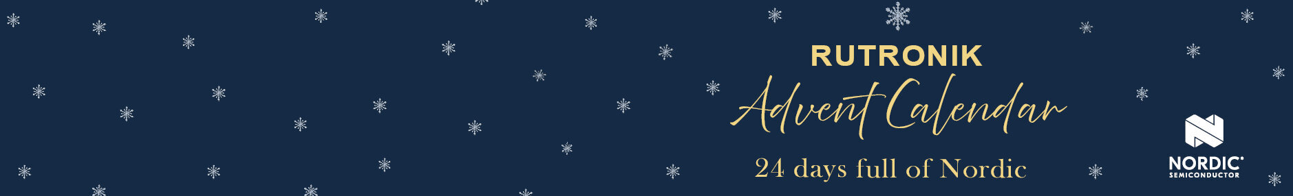 Christmassy atmosphere with the Advent calendar from Rutronik and Nordic Semiconductor 