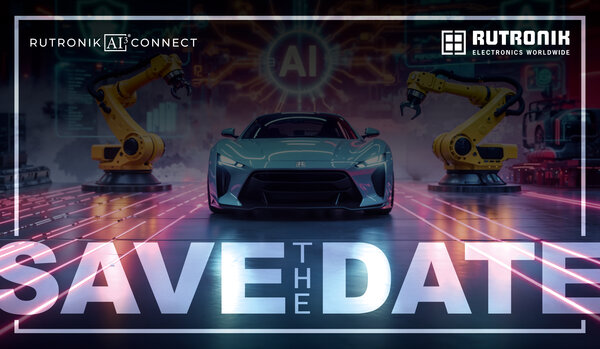 Save the Date: Rutronik AI³ Connect on October, 14-15 – AI in Automotive & Industry 