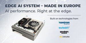 A fully validated, industrial‑grade Edge AI platform – built from trusted European components.