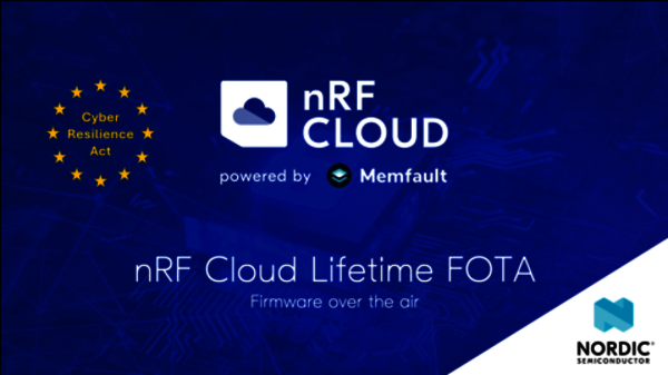 Teaserbild "nRF Lifetime FOTA"-Dienst von Nordic Semiconductor