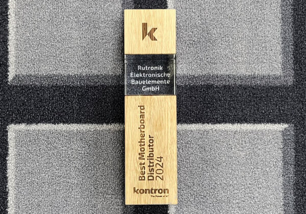 Rutronik has once again been honored by Kontron with the title of "Best Motherboard Distributor of 2024" and the "Top Sales Partner of 2025"