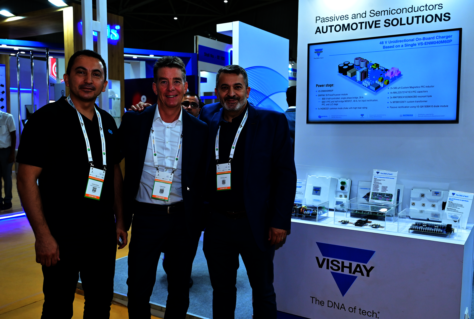 ABU and Vishay at electronica India