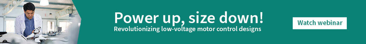 Power up, Size down with GaN and PSOC solutions: Revolutionizing low voltage motor control designs.
