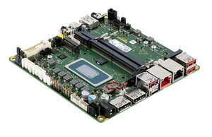 The future of embedded intelligence in the Rutronik portfolio: Kontron K4021-U mSTX motherboard with integrated NPU.