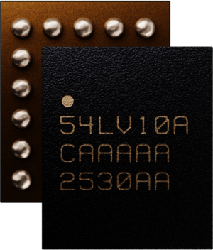 nRF54LV10A – Ultra-low-power wireless SoC from Nordic Semiconductor Picture of the nRF54LV10A – Ultra-low-power wireless SoC from Nordic Semiconductor for medical wearables and low-voltage sensor designs.
