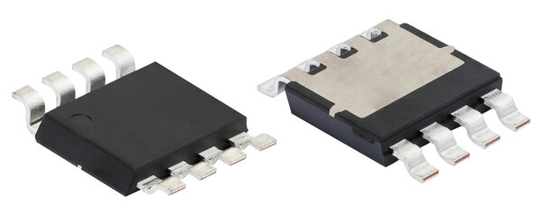 Vishay’s MOSFET with top-side cooling