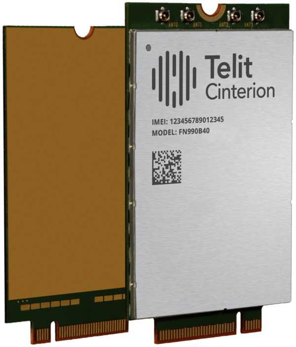 Figure 3: The FN990B34 module supports 5G Sub-6 with GNSS L1+L5 and is suitable for edge applications with increased data traffic, e.g., the real-time control of tractors or drones. (Source: Telit Cinterion)