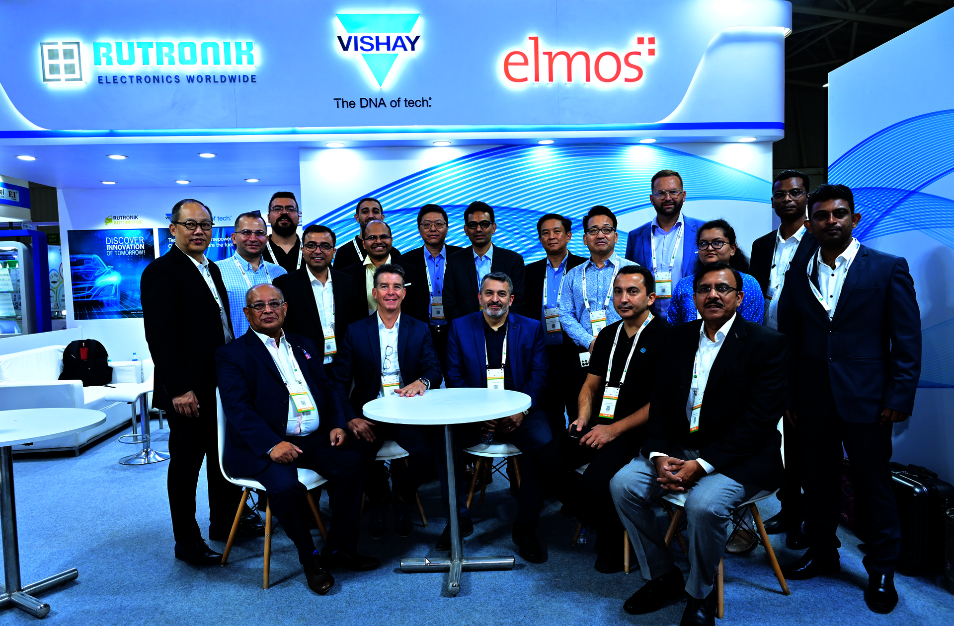 The joint team at electronica India
