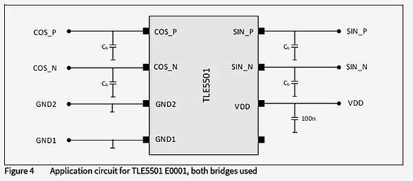 TLE5501 E0001 Application Diagram