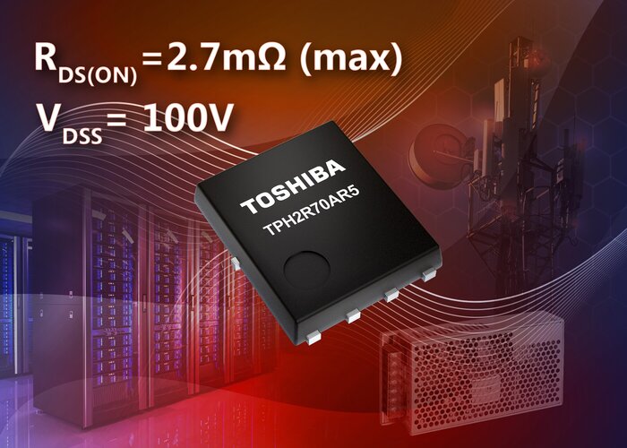 Teaser image Toshiba 100 V MOSFET with 2.7 mΩ RDS(on)