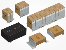 TDK’s compact CeraLink® capacitors can be used both as snubber and as DC link capacitors. Image: TDK