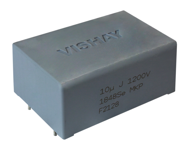 Der AEC-Q200-qualifizierte DC-Link Filmkondensator hält THB-Tests bei 60 °C / 93 % rel. Feuchte über 56 Tage stand.