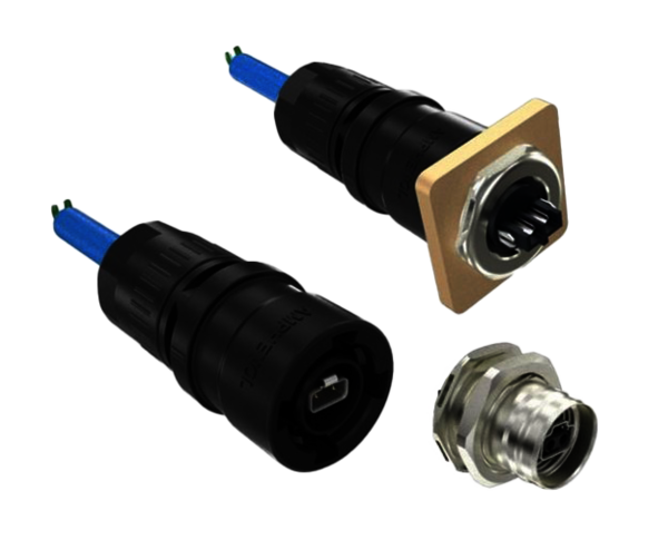 Amphenol's IEC 63171-6-konformen Single Pair Ethernet-Steckverbinder 