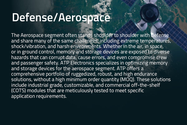 Target Application: Defense/ Aerospace