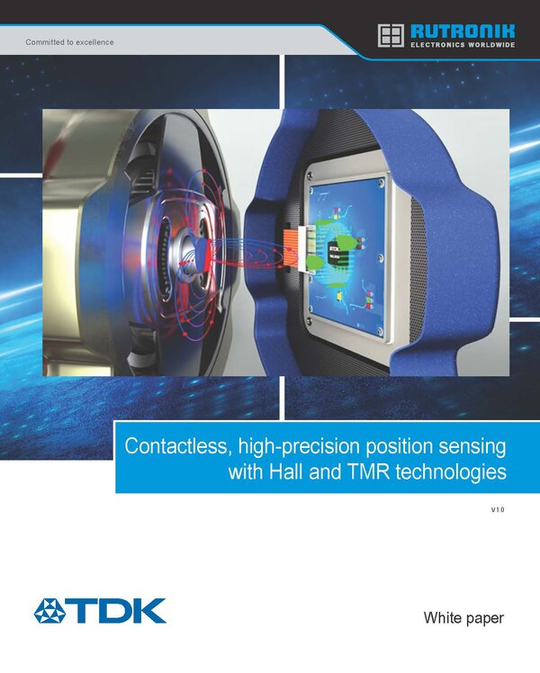 TDK Whitepaper - Contactless, high-precision position sensing with Hall and TMR technologies