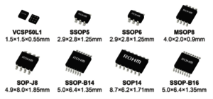 Example picture of the TLRx728 and BD728x series from ROHM. 