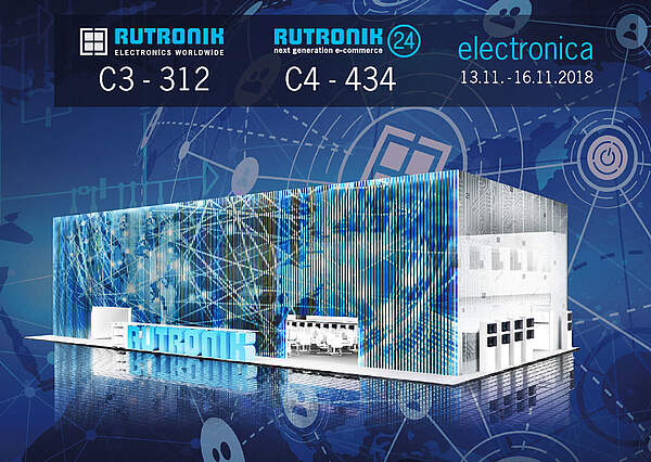 Visit Rutronik in hall C3-312 and C4-434