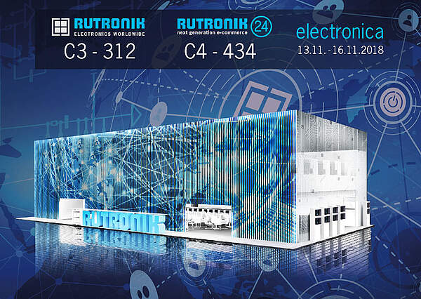  Visit Rutronik in hall C3-312 and C4-434