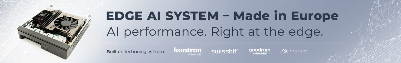 Pre-tested industrial Edge AI system – engineered and sourced in Europe