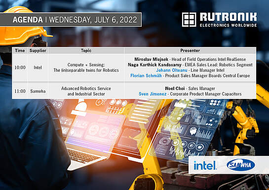 Agenda TechTalk Advanced Robotics