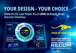 Teaser picture DC/DC Low Power ICs from Recom