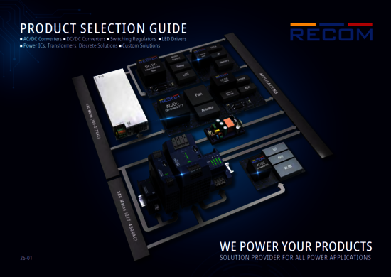 Recom PRODUCT SELECTION GUIDE
