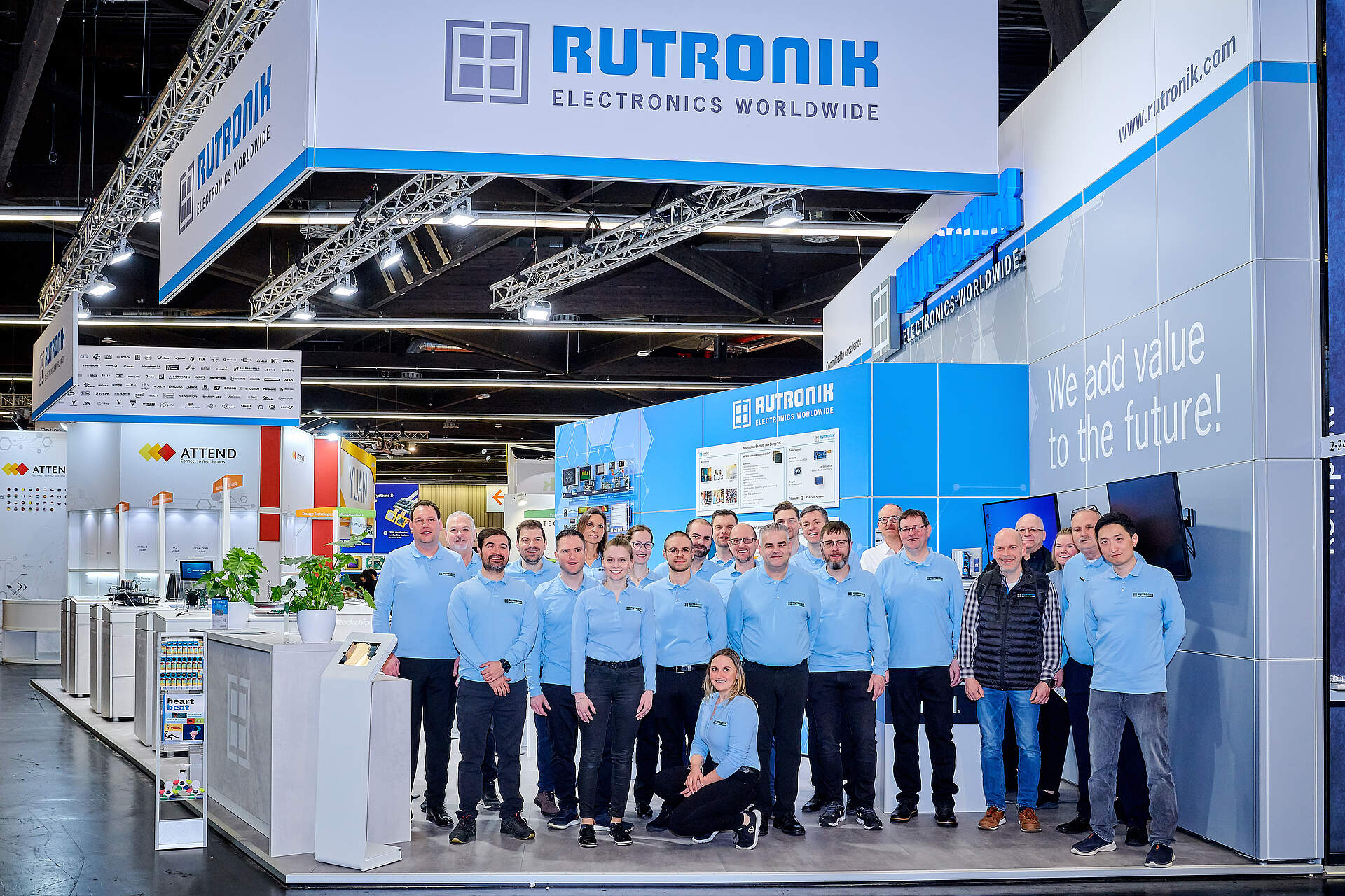 Rutronik booth at Embedded World 2023