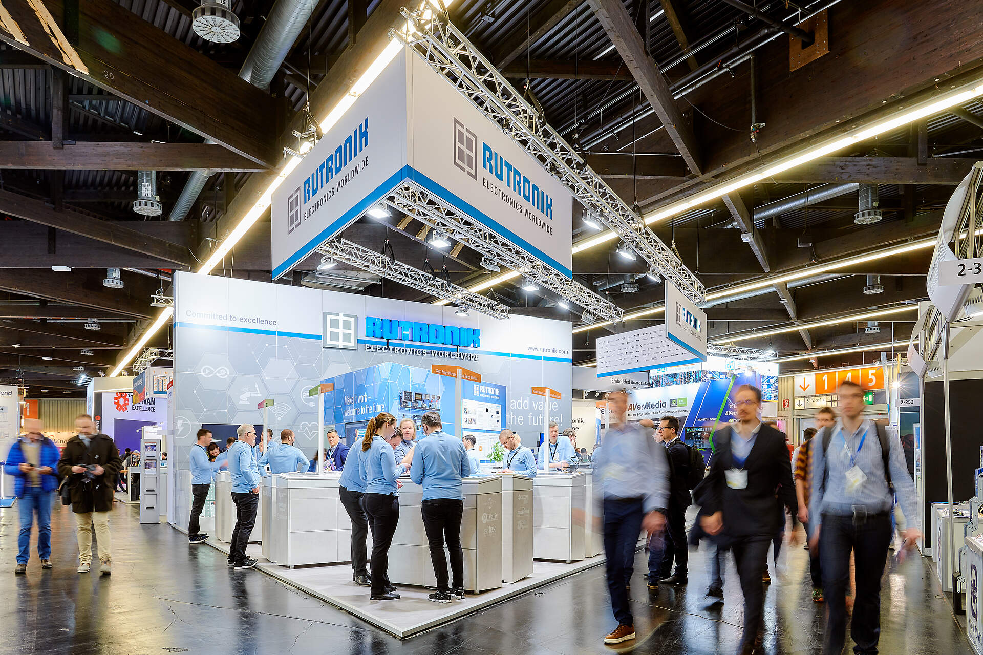 Rutronik booth at Embedded World 2023