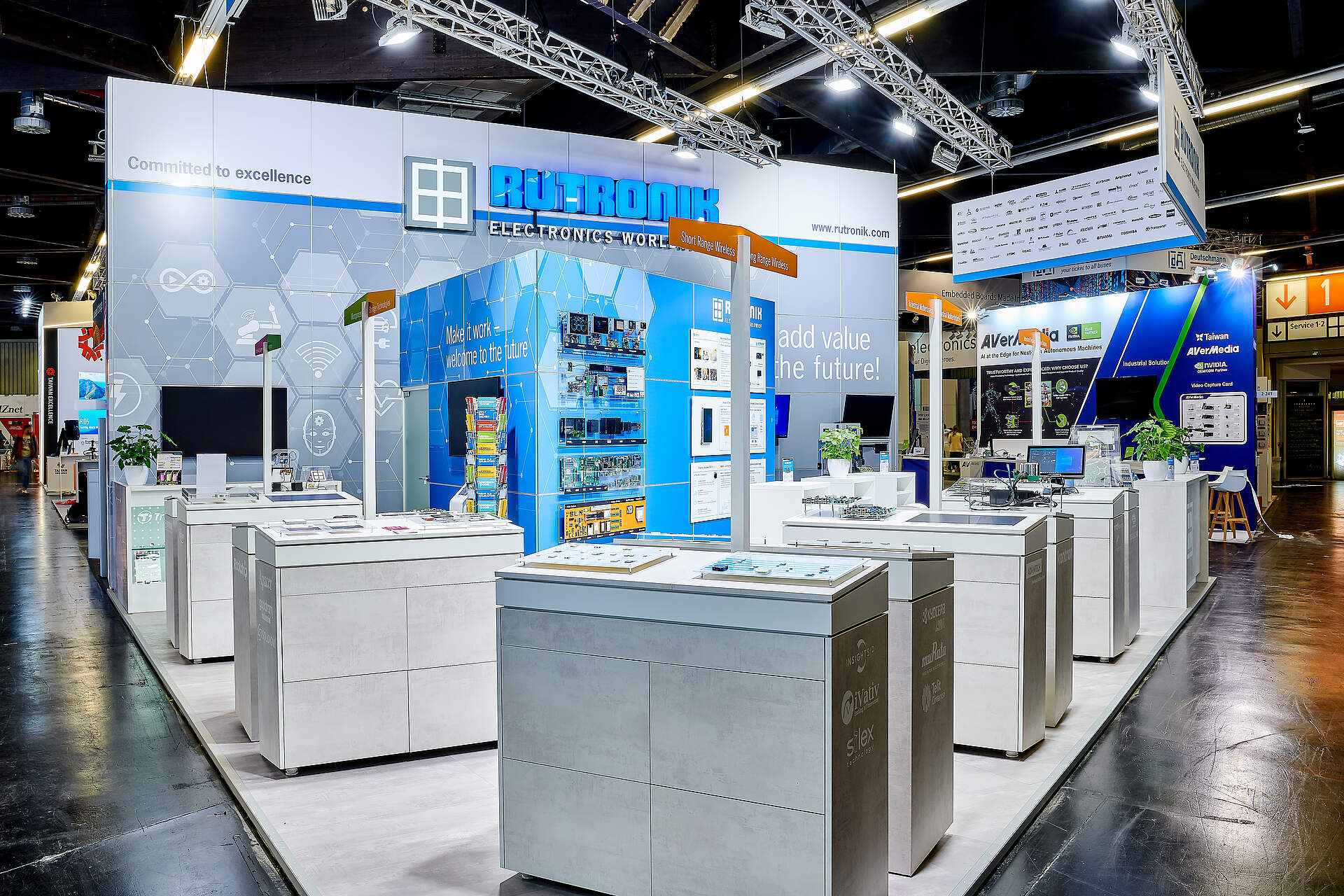 Rutronik booth at Embedded World 2023