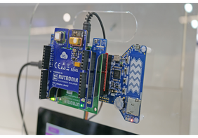 Auf dem Rutronik Adapter Board – RAB2 für CO2-Sensorik befinden sich hochmoderne Sensoren von Infineon und Sensirion.